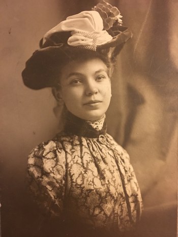 Photo of my Great Aunt Anna Braun. This photo was taken around 1912-1915. Sadly, Anna died very young from an aneurysm in 1920, a few months after her only son Edward was born. I have always been enamored by her photos as she was quite beautiful!!