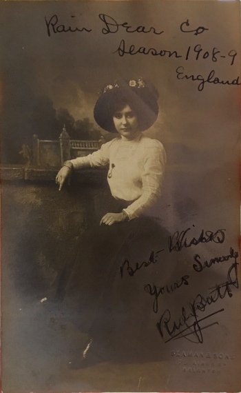 Ruby Butt with Rain Dears 1908-1909 England