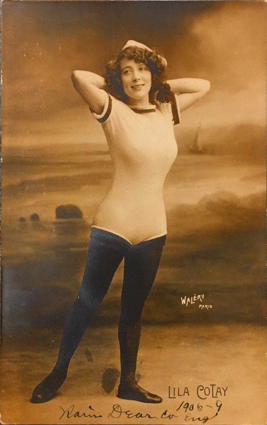 Lila Colay in the Rain-Dears 1908/1909 England